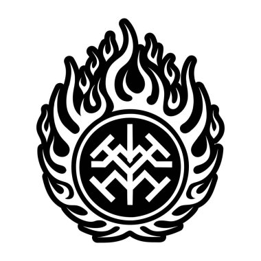 Ateş simgesi, özet biçimi