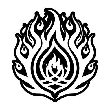 Ateş simgesi, özet biçimi