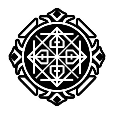 Kelt süslemesinin vektör illüstrasyonu