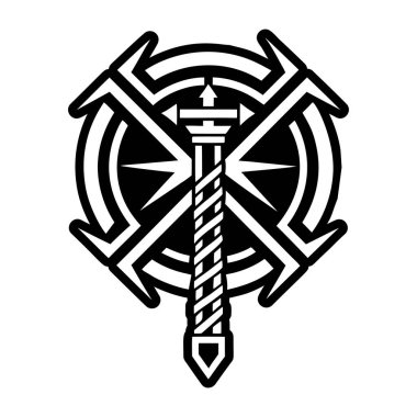  Kabartma Biçimli Sihirli İşaretler Simgeleri  