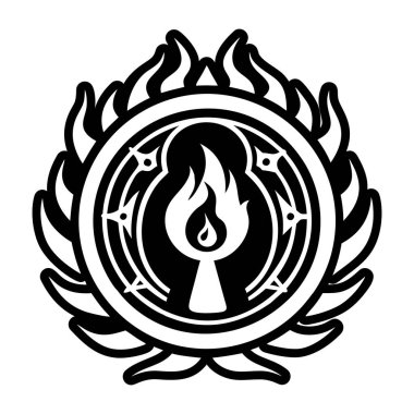  Kabartma Biçimli Sihirli İşaretler Simgeleri  