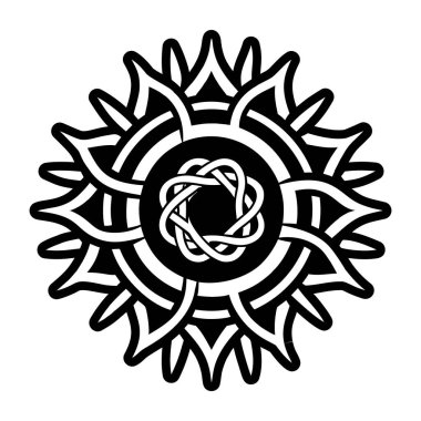  Kabartma Biçimli Sihirli İşaretler Simgeleri  