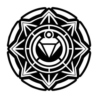  Kabartma Biçimli Sihirli İşaretler Simgeleri  