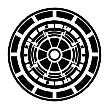  Kabartma Biçimli Sihirli İşaretler Simgeleri  