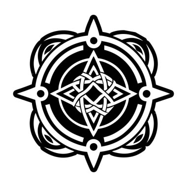  Kabartma Biçimli Sihirli İşaretler Simgeleri  