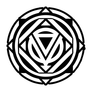  Kabartma Biçimli Sihirli İşaretler Simgeleri  