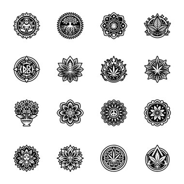 Hint kültürü set vektörü