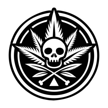 vektör kenevir yaprağı simgesi