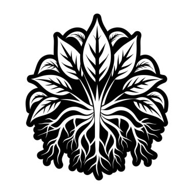 Güzel bir çiçeğin vektör çizimi