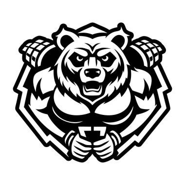 Siyah kanatlı kartal kuşu. dövme tasarımı. vektör illüstrasyon Dövmesi