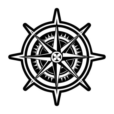 Siyah kanatlı kartal kuşu. dövme tasarımı. vektör illüstrasyon Dövmesi