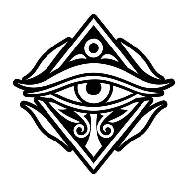 kabile vektör illüstrasyon dövmesi kabile başkanı