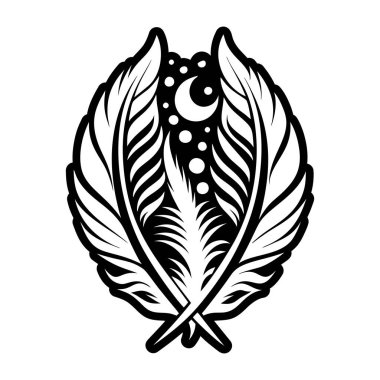 kabile vektör illüstrasyon dövmesi kabile başkanı