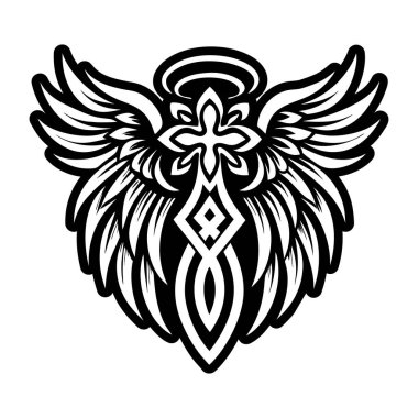 kabile vektör illüstrasyon dövmesi kabile başkanı