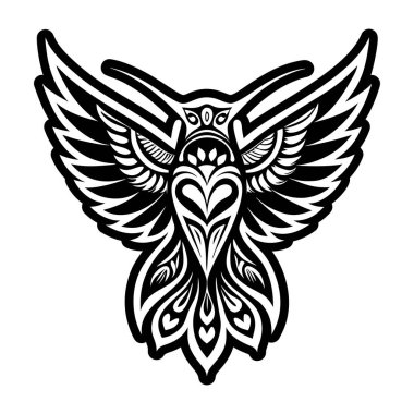 kabile vektör illüstrasyon dövmesi kabile başkanı