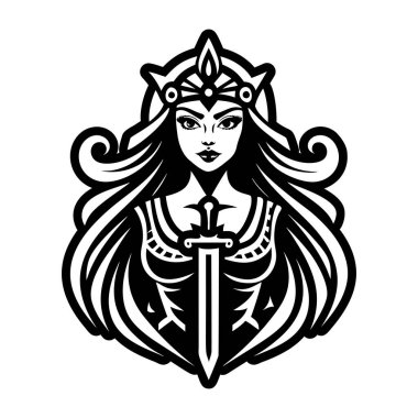 kabile vektör illüstrasyon dövmesi kabile başkanı