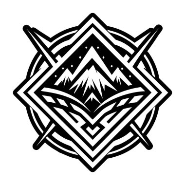 kabile vektör illüstrasyon dövmesi kabile başkanı