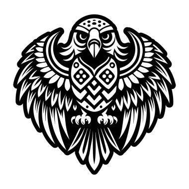 kabile vektör illüstrasyon dövmesi kabile başkanı