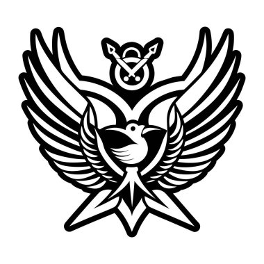 kabile vektör illüstrasyon dövmesi kabile başkanı