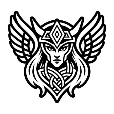 kabile vektör illüstrasyon dövmesi kabile başkanı