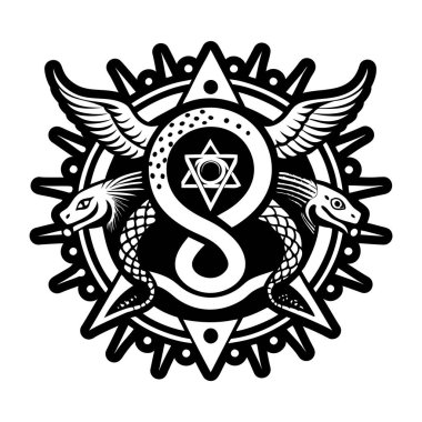 siyah ve beyaz süslemeli kalp kraliyet sembolleriyle