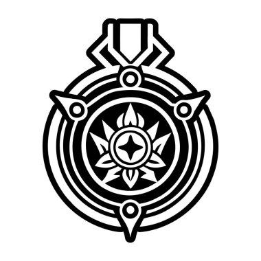 siyah ve beyaz süslemeli kalp kraliyet sembolleriyle