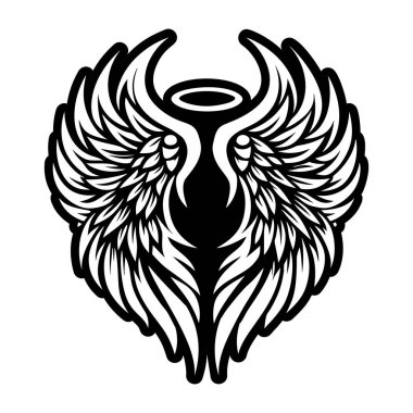 Siyah ve beyaz renkli kanatlar