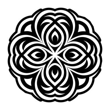 mandala desen tasarım vektörü