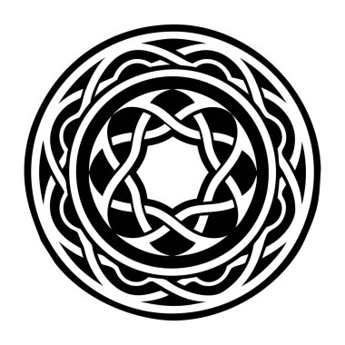 Kelt çapraz sembolü, vektör illüstrasyonu