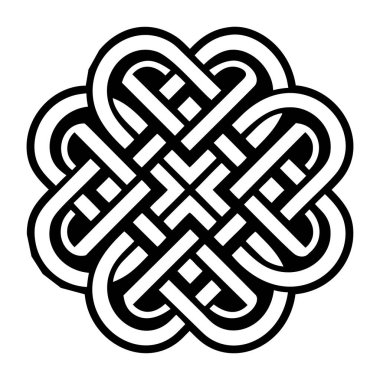 soyut siyah-beyaz desen