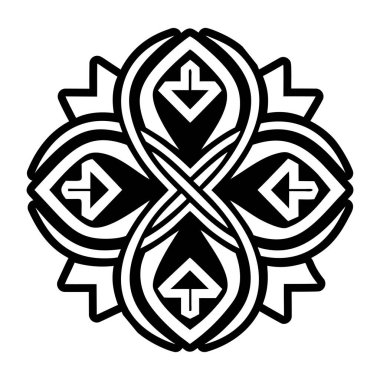 kabile dövmesi. etnik tasarım.