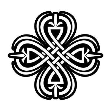Kelt haçı. Kelt süsü. Kelt süsü. çapraz