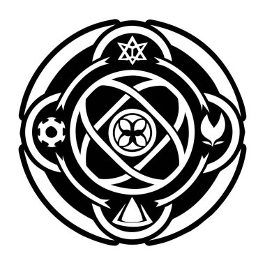 Kelt düğümünün vektör çizimi