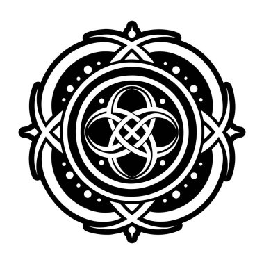 Süslemeli Kelt düğümü, vektör tasarımı