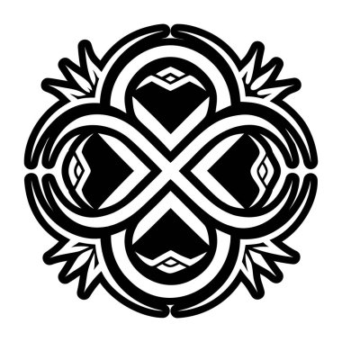 Kabile Dövme Vektör illüstrasyon