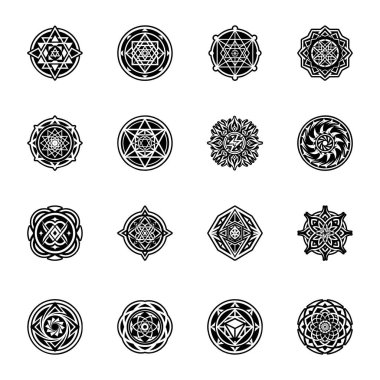 dekoratif tasarım öğeleri koleksiyonu