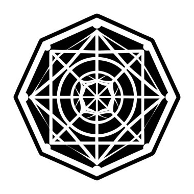 Kristal küre simgesi, anahat stili