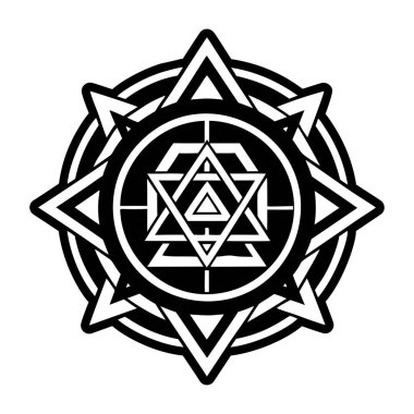 mandala vektör illüstrasyon tasarımı.