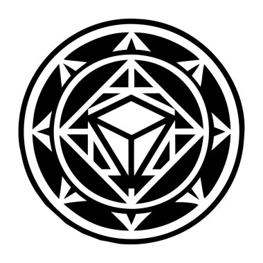 Kristal ve kristal logonun vektör tasarımı. Kristal ve kristal vektör sembolü kümesi...