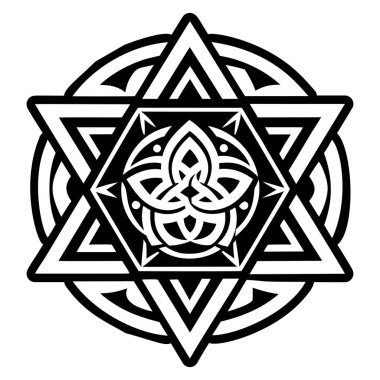 soyut geometrik dairesel mandala