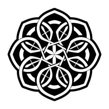 Vektör mandala. renklendirme sayfası