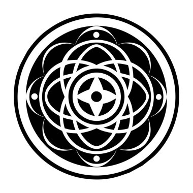 Atom simgesi, özet biçimi