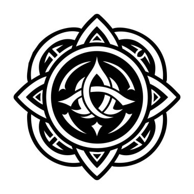 Siyah beyaz Kelt sembolü
