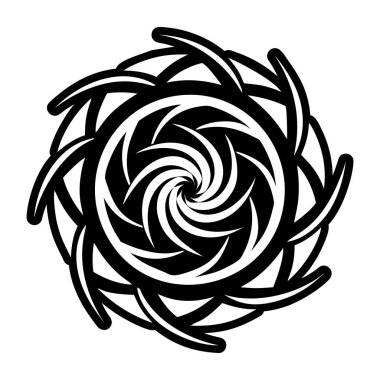 Mandala 'nın dairesel tasarımı.