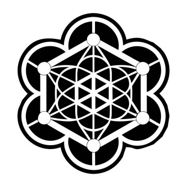 soyut geometrik siyah beyaz tasarım