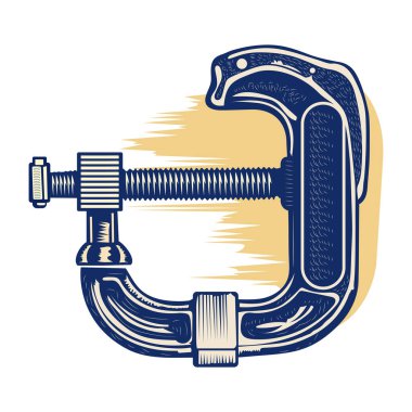 Boru şeklinde bir İngiliz anahtarı.