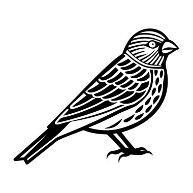 Kuş. Web simgesi basit illüstrasyon