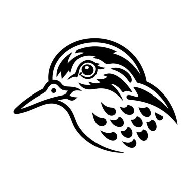 Vektör olarak kuş simgesi. Logotype