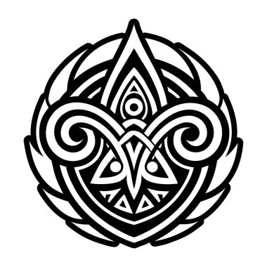 Bir Kelt haçının vektör illüstrasyonu