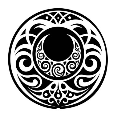 soyut mandala vektör çizim